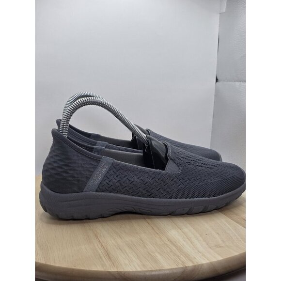 Skechers Slip-Ins Air Cooled Memory Foam Shoes Black Womens size 6.5- SN 158698 - Picture 3 of 9